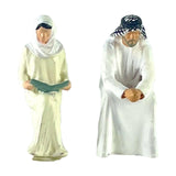 Maxbell 2x 1/64 Scale People Figure Layout Diorama Scenery Miniature Diorama Figures