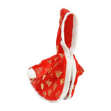 Maxbell Christmas Porch Goose Outfit Decorative Creative Costume for Lawn Porch Yard Red