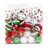 Maxbell 50x Christmas Ball Ornaments Shatterproof Hanging Ball Xmas Tree Decorations