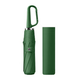 Maxbell Folding Umbrella Practical Travel Sunshade Umbrella for Trips Hiking Camping green