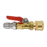 Maxbell High Pressure Washer Ball Valve Kit Multiuse Accessory for Power Washer Hose Style B