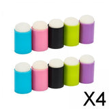 Maxbell 4xFinger Painting Sponge Finger Sponge Daubers for Painting Ink Crafts Drawing 10pcs