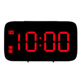 Maxbell Led Projection Alarm Clock Modern Desktop Clock with Voice control Red