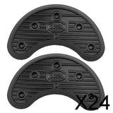Maxbell 24xPair Anti Slip Rubber Stick On STILETTO Shoe Sole High Heel Tips Tap 62x26mm