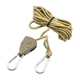 Rope Hanger Lightweight Adjustable Tent Cord for Picnics Awning Tents Canopy Khaki