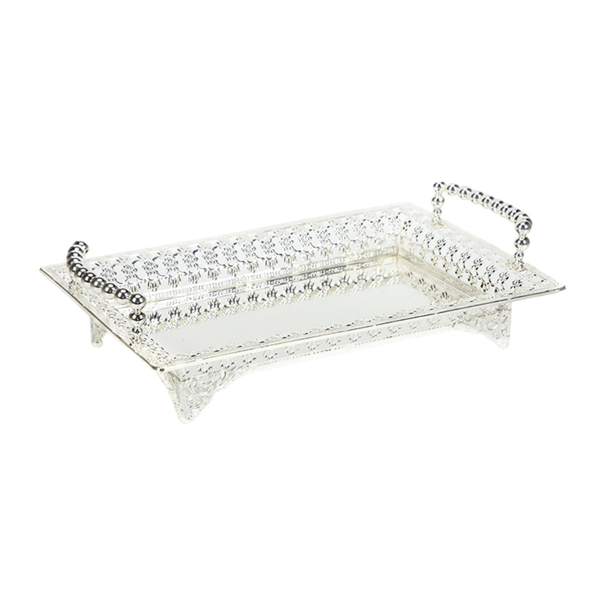 Maxbell Serving Tray with Handles Fruit Storage Plate for Kitchen Dining