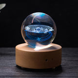 Maxbell Maxbell 80mm Clear Crystal Ball Photography Prop Table Decoration Solar System
