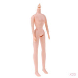 Maxbell 20 Pieces 7 Joints Nude Body Parts for 1/6 Licca Blythe Body Doll Custom