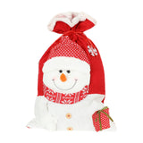 Christmas Gift Bag Treat Bag Xmas Candy Bag for Party Presents Christmas Eve Snowman