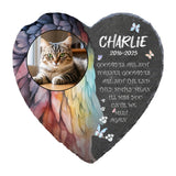 Maxbell Memorial Garden Stone Cemetery Decoration Memorial Gift 6 inch Dog Headstone Heart Style G