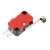 Maxbell 2x V-156-1C25 Micro Limit Switch Long Hinge Roller Lever Arm Open SPDT 15A