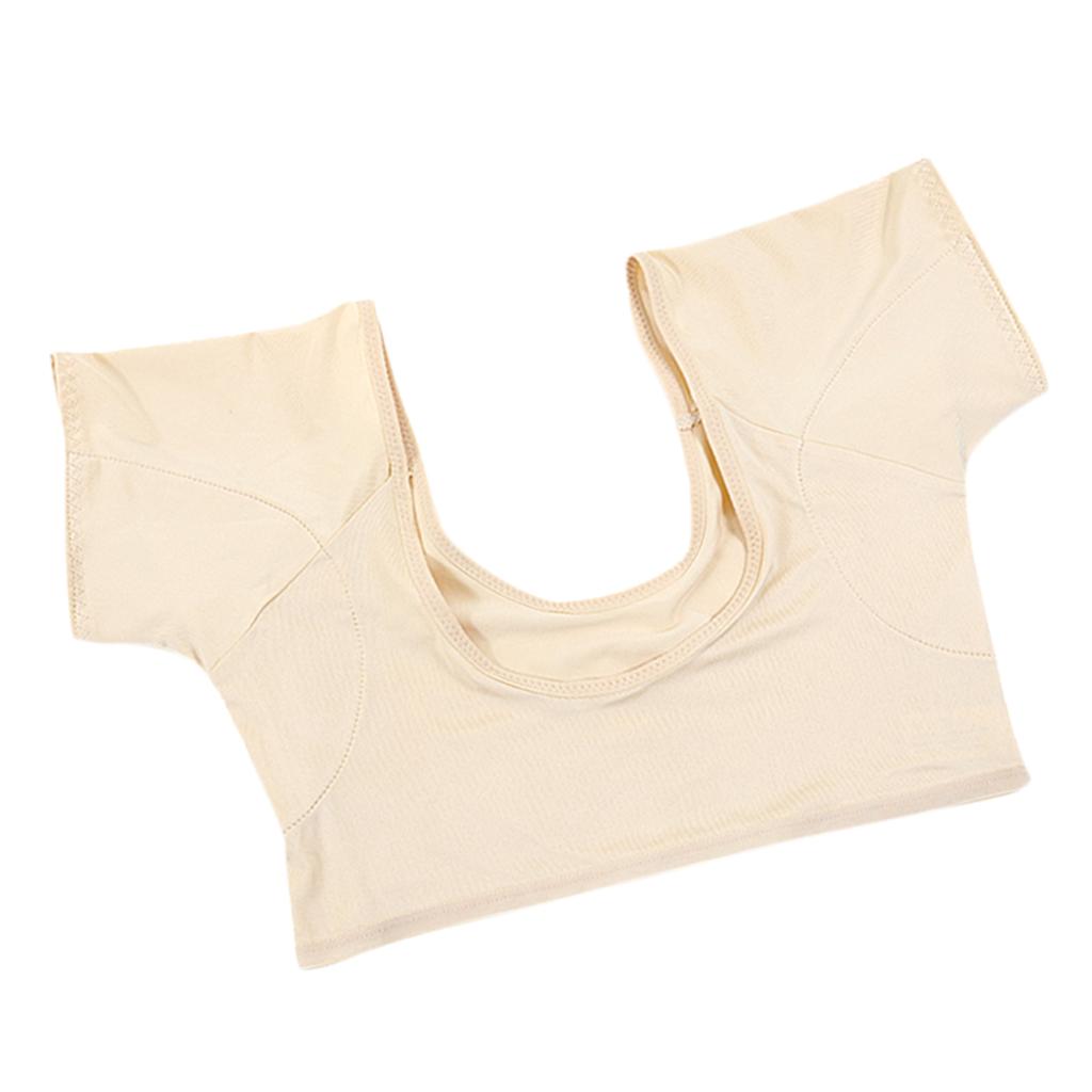 Maxbell Maxbell Reusable Washable Sweat-proof Armpit Body T Shirt with Underarm Sweat Pad  M