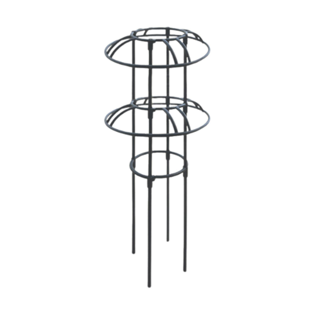 Maxbell Garden Obelisk Trellis Rust Resistant Potted Plant Support for Flowers Vines 70cm multi umbrella