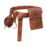 Maxbell Belt Pouch Waist Bag Set Portable Medieval Belt Bag for Travel Costume Props