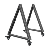 Maxbell Low Height Mobile TV Stand Mobile TV Cart for Conference Office Meeting Room