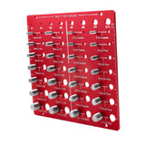 Maxbell Nut and Bolt Thread Checker Square and Metric Bolt Identifier Board