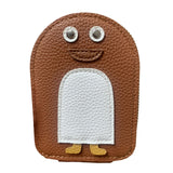 Maxbell Credit Card Holder Purse Portable Card Case Card Purse for Bag Travel Dating Brown