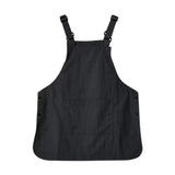 Work Apron Portable Catering Workwear Apron for Painting Art Working Cooking Black