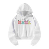Maxbell Womens Hoodie Sweatshirt Fashionable Hooded Pullover for Lady Female Walking L