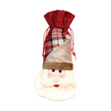 Maxbell Christmas Wine Bottle Cover Cute Handmade Table Decoration Wine Bottle Dress
