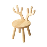 Maxbell Kids Chair Wood Stool Footstool Children Chair for Apartment Bedside Doorway