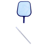Maxbell Swimming Pool Spa Cleaning 12" Leaf Skimmer Net Aluminum Telescopic Pole 39"