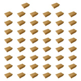 Maxbell 50x Kraft Paper Bowls Sturdy Disposable Bowls for Camping Kitchen Vegetables 1900ml