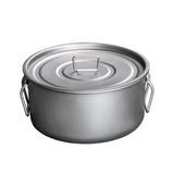 Maxbell Camping Cookware Mess Kit Utensils for Travel Backpacking Outdoor Activities Soup Pot