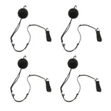 Maxbell 4Pieces Belly Dance Silk Veil Poi Helpers Thrown Balls Adjustable Ball Chain
