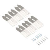 6Pcs Clamping Dogs for Slab Flattening Mill Locators Woodworking Limit Clamp