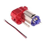 Maxbell 1/12 RC Car Gearbox Sturdy Metal Transmission Gearbox for LC79 Truck Vehicle Red