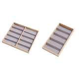 Maxbell 2 Pack Eyeglasses Sunglasses Storage Display Tray Case Stand Holder Box