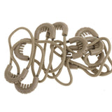 Maxbell Maxbell 10x Zipper Pulls Cord Rope Ends Lock Zip Slider For Clothing/Bags Tan