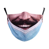 Maxbell Prank Face Mask Reusable Adjustable Prank Bandanas Fashion Scarf for Adult /