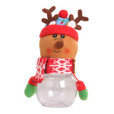 Maxbell Christmas Candy Jar Candy Can Xmas Ornament Treat Box for Home Holiday Party Elk 18cmx8cm