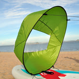 Maxbell Maxbell 42" Portable Downwind Wind Paddle Instant Popup Board Kayak Sail - Green