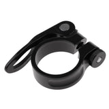 Maxbell Universal Cycling Bike Seatpost Tube Clip Locking Clamps Aluminum Alloy Quick Release Seat Post Clamp Accessories 34.9mm - Aladdin Shoppers