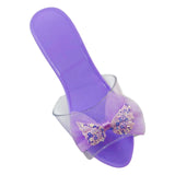Maxbell Princess Dress up Shoes Dress up Kids Heels for Cosplay Role Playing Costume light purple