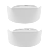 Maxbell Nurse Hat Fancy Dress Costume Party Accessory Nurse Caps White Thick+Thin