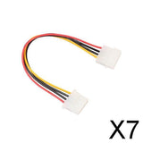 Maxbell 7xIDE 4Pin Male to Female Internal PC Power Supply Adapter Extension Cable
