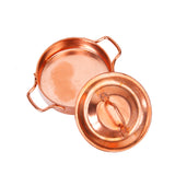 Maxbell 1:12 Dolls House Miniature Kitchen Copper Teapot Kettle Tea Pot Pan w/ Lids