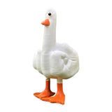 Maxbell Funny Middle Finger Duck Statue Cute Desk Decor for Yard Office Housewarming Style A