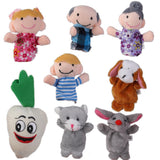 Maxbell 3x8pcs/set The Carrot Finger Puppets Nursery Rhyme/Fairy Tale