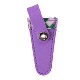 Maxbell Crafts Scissors Case PU Leather Sewing Tool Embroidery Scissors Storage Case Violet