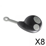 Maxbell 8x2 Button Pad Replacement Remote Key Shell Case Fob For Cobra Alarm 7777
