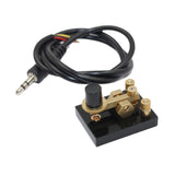 Maxbell Mini CW Morse Code Key Universal for Beginners Broadcast Enthusiasts Camping