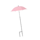 Maxbell Plant Umbrella Canopy Reusable Versatile Stable Adjustable Sunshade Umbrella pink
