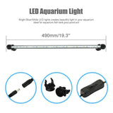 Maxbell Maxbell Water Aquarium Fish Tank LED Light SMD Bar Lamp EU 220V 37cm RGB