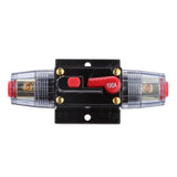 Maxbell 10x12V-24V Inline Auto Circuit Breaker 100A Manual Reset Switch Car Audio Fuse