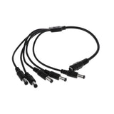 Maxbell 2xDC 1 Female to 5 Male Output Power Splitter Cable Cord Y Adapter